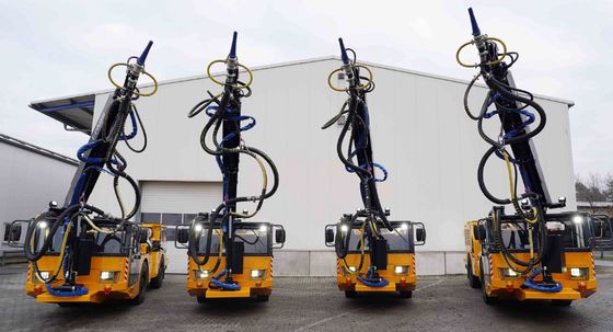 터널 경사 프로젝트를 위한 효율적인 습식 콘크리트 숏크리트 로봇 기계, 고급 신뢰성